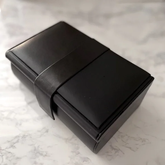 Black Leather Watch or Bracelet Valet - Picture 3 of 9